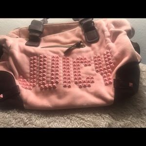 Juicy Couture Velvet and Leather Tote